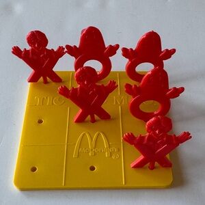 McDonald's 1981 Ronald and Grimace Happy Meal Tic-Tac-Toe